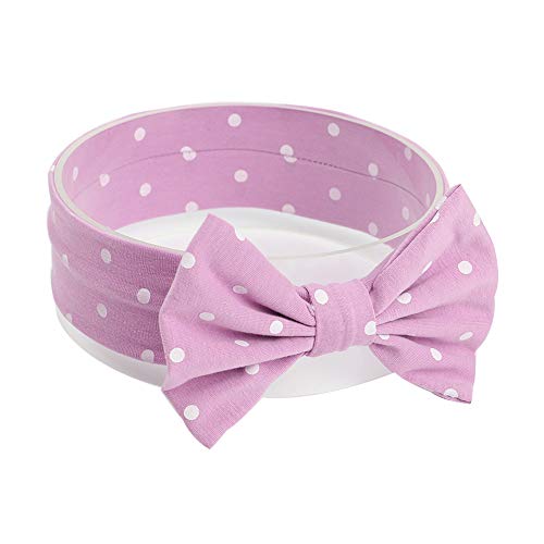 Baby Girl Headbands, AOKE Head Wraps Hairband and Bows for Newborn Infant Toddler, Child Hair Accessories, Dot Printed