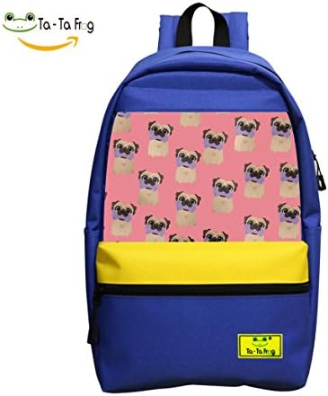 Purechild Cute Lovely Pug Back to school School Backpack Children School Bag