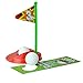 Toilet Golf,Potty Putter Game Kits,Mini Golf Set with a Potty Putter,a Target Hole Cup and Flag,a Putting Green and 2 Plastic Golf Balls