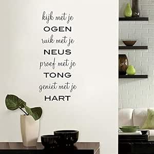 Arte del tatuaje de la pared, pegatinas de pared para refranes de la