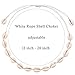Shell Necklace Choker Adjustable Natural Cowrie Shell Necklace Boho Hawaiian Beach Seashell Necklace for Women Vsco Girls