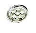Mengbaobao Escargot Dining Set 6 Compartment Holes Snail Plate Tong 4 Forks Stainless Steel