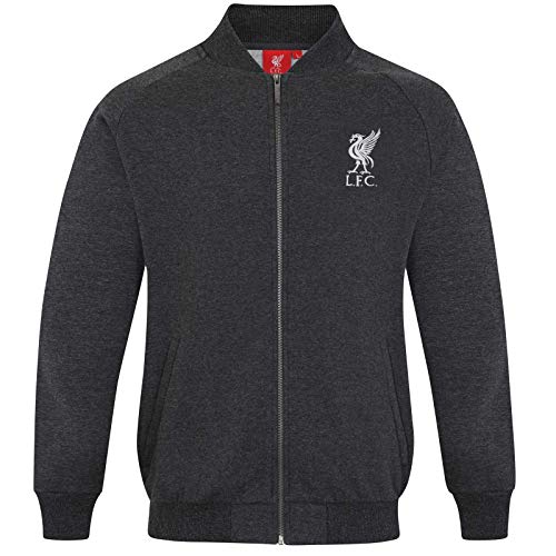 Liverpool Football Club Official Gift Mens Retro Varsity Baseball Jacket