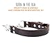 Mighty Paw Martingale Dog Collar - No Pull Design - Stainless Steel Chain - Limited Chain Cinch Training - Brown Leather Martingale Training Collar - Small Size