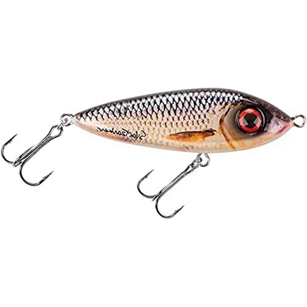 Abu Garcia Svartzonker McSnack, Fishing Hook, Hard Lures, Predator Fishing, Jerkbait Pike Lure,Unisex, Firetiger, 22g | 90mm — image 1