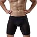 Helisopus Men's Briefs Breathable Underwear Ice Imitated Silk Fabric Ultra-Thin U-Shaped Boxer Brief(4 Pack)