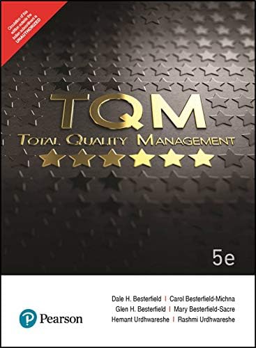 Total Quality Management (Tqm) 5E By Pearson