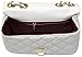 ILISHOP Women's Fashion Shoulder Bag Quilting Chain Cross Korean Ladies Handbag (White)