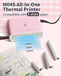Phomemo M04S Portable Travel Printer- Mobile