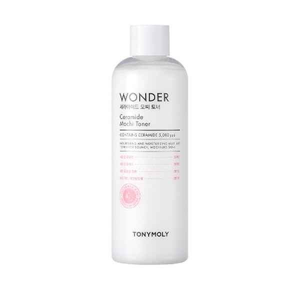 TONYMOLY WONDER CERAMIDE MOCHI TONER, HYDRATE & STRENGTHENS FOR STRONGER AND HEALTHIER SKIN, 16.9 OZ.