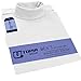 Utopia Wear Men's Turtleneck Slim Fit Lightweight Pullover Top, XX-Large, White