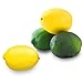 WINOMO 10pcs Artificial Fruit Lemon Yellow Fake Lemons Home Party Decoration