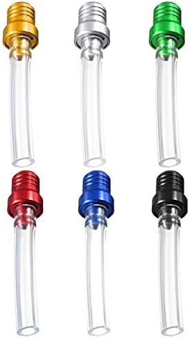 Anti Reverse Gas Fuel Petrol Tank Cap Valve Vent Breather Pipe ATV Pit Dirt Bike (Blue) by GaugePenz
