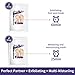 Foot Peel Mask 2 Pairs, Exfoliant and Moisturizing Peeling Feet Mask Foot Spa for For Baby Smooth Soft Feet, Exfoliating Booties for Peeling Off Calluses & Dead Skin, For Men & Women