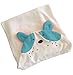 Baby Hooded Bath Towel – Cute Puppy Dog Animal Design – 100% Cotton Material (Blue)