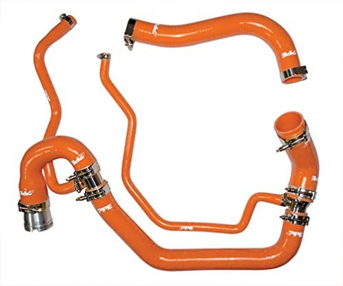 PPE SILICONE UPPER & LOWER COOLANT HOSE KIT 2006 2007 2008 2009 2010 GM 6.6L DURAMAX (ORANGE) - 119025200