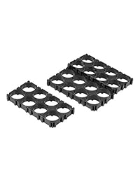 uxcell Cell Spacer - Soporte de plástico para batería de litio