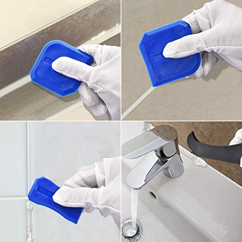 Grout Removal tool for Tile,Caulk Tools to clean Joint of Window， tile grout tools With 5 Functions, To finishing Kitchen Bathroom and Sink