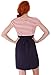 Simplicity Women's Maternity Summer Baby Shower Dress Short Sleeves, Red/White, One Size