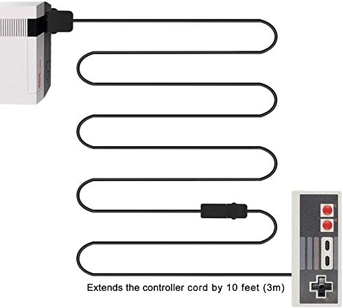 image for BESTPARTY NES Classic Controller Extension Cable - 2 Pack of 10ft Exte