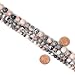 CHEAVIAN 45PCS 8mm Natural Pink Zebra Jasper Round Loose Beads for Jewelry Making DIY Handmade 1 Strand 15