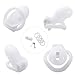 ACSUSS Men's Medical Grade Resin Birdcage Enhancer C-Strap Briefs Gay Underwear White One Size