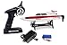FT007 High Speed Fast RC Racing Boat 4-Channel 2.4Ghz (Red) - 490 ft Range