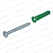 Qualihome Anchor Assortment Kit | Anchors, Molly Bolts, Screws, Toggle Bolts, Wings for Drywall, Hollow Wall, Plaster, Tile | Heavy Duty Masonry Set