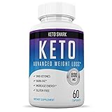 Keto Pills - Diet Supplements That Work - for Women & Men - Induce Ketosis Quicker - Burn Fat Fast - Ketogenic Carb Blocker - Keto Shark - 60 Capsules   