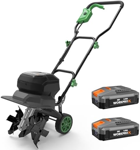 X Motobineuse Électrique sans Fil 40V avec 2 Batteries 4000 mAh