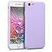 kwmobile Case Compatible with Apple iPhone SE (2022) / iPhone SE (2020) / iPhone 8 / iPhone 7 Case - Protective Slim TPU Phone Cover - Soft Matte Finish - Lavender