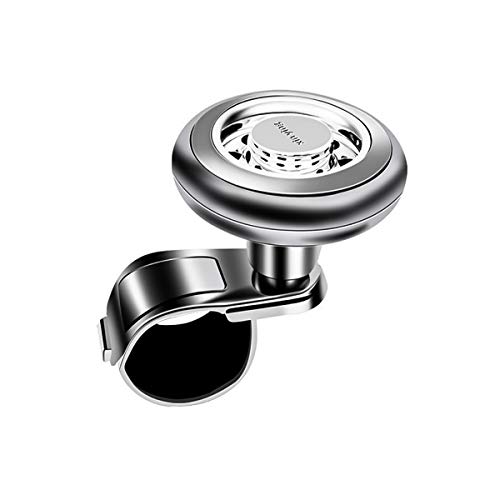 Yesbaby 1Pc Universal Car Auto Steering Wheel Spinner Knob Aid Lorry Truck Hand Control Booster Ball (Color : Silver)
