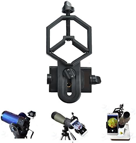 Moutoc Universal Phone Spotting Scope Adapter Mount Compatible with Telescope, Spotting Scopes Binocular Monocular - for Eyepiece Diameter 32mm to 62mm