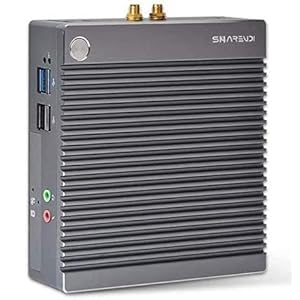 Sharevdi-Mini-PC-Windows-10-Pro-Quad-coreup-to-225GHz-8GB-DDR3L-128GB-SSD-Intel-Mini-Desktop-Computer-Gigabit-EthernetHDMIDual-DisplayUSB-30BT-40-Support-Autuo-Power-On Mini PC Intel Celeron N2940 Fanless Dual-Core 2.25 GHz Windows 10 Pro Micro Desktop PC, 8GB DDR3 128GB M-SATA, 2.5 Inch…
