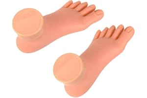 FRCOLOR Pedicure Tools for Feet Tools Foot Fake Foot Nail Art Foot Bendable Practice Tools Nail Feet Soft Feet Pedicure Tools Silicone Practice Foot for Acrylic Nails