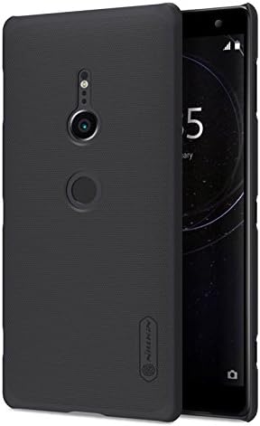 DISLAND Sony Xperia XZ2 Case [Anti-slip] Matte Hard Back Cover Skin Case with Screen Protector for Sony Xperia XZ2,Black