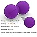 5BILLION FITNESS Peanut Massage Ball,Double Lacrosse Ball and Mobility Massage Ball for Physical Therapy - Deep Tissue Massage Tool for Myofascial Release, Muscle Relaxer, Acupoint Massage (Purple)