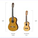 Yamaha GL1 Guitalele 6 String Nylon/Metal Hybrid with Gigbag Natural view 2