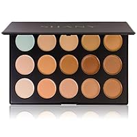 SHANY Cosmetics Professional Cream Foundation and Camouflage Concealer 15 Color Palette, 13 Ounce