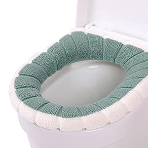 Rongxin Toiletbril Warmer Winter Comfortabele Zachte Verwarmde Wasbare Toilet Seat Mat Badkamer Accessoires Voor Home…