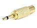 Monoprice Metal 3.5mm Mono Plug to RCA Jack Adaptor - Gold Plated