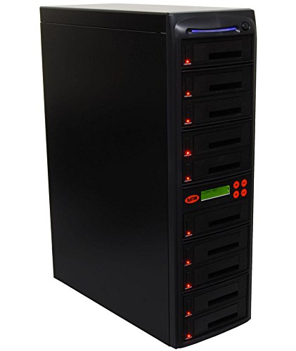Systor System 1:9 SATA 2.5" & 3.5" Dual Port/Hot Swap Hard Disk Drive / Solid State Drive (HDD/SSD) Clone Duplicator/Sanitizer (90MB/s) 3.5 inches SYS109HS-DP