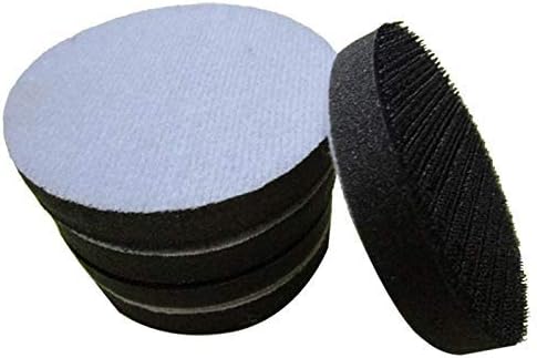 3 Inch 75mm Sanding Soft Disc Pad Sponge Interface Pad Hook and Loop (Pack of 5)