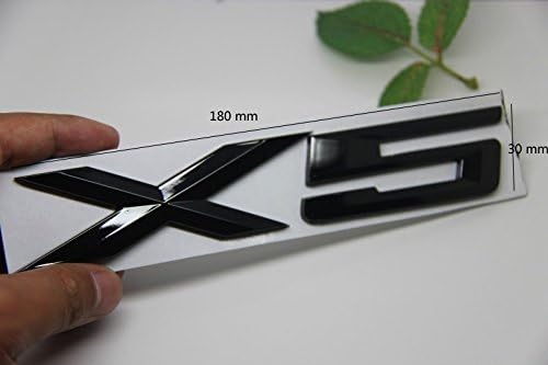 D333 X5 Car Sticker 3D Emblem Badge Top Badge Badge Car Sticker Mobile Black