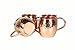 AVS STORE Hammered Copper Barrel Mug for Moscow Mules Size 16 Oz Set Of-4