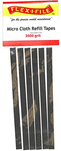 FLX03600 Flex-I-File Micro Cloth Tape Refill - 3600 Grit (6 pcs)