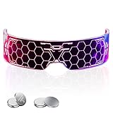 Epipgale LED Visor Glasses Futuristic Light Up