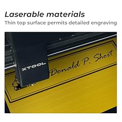 xTool Laser Engraving Double Color Plastic