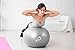 Live Infinitely Exercise Ball (55cm-95cm) Extra Thick Professional Grade Balance & Stability Ball- Anti Burst Tested Supports 2200lbs- Includes Hand Pump & Workout Guide Access