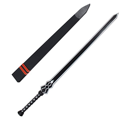 Mtxc Sword Art Online II Cosplay Konno Yuuki Weapons Thrust Sword & Scabbard Black